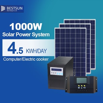 BEST SUN 1KW Off Grid Solar System, Solar Power System,Solar Generator System for farm (BFS-1000W-S)