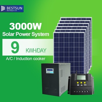 BEST SUN high quality mini solar power generator/portable solar system /solar generator 3000W for home