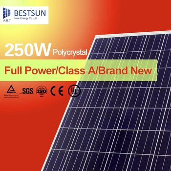 Fotovoltaic Panel 250w A Grade Photovoltaic Mono Pv Module with TUV IEC CE CEC ISO INMETRO certificates