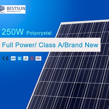 Fotovoltaic Panel 250w A Grade Photovoltaic Mono Pv Module with TUV IEC CE CEC ISO INMETRO certificates