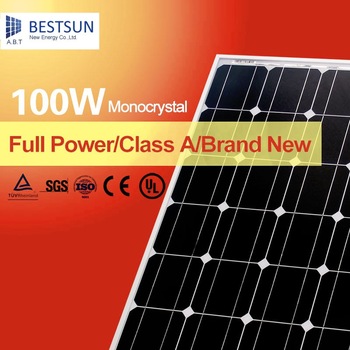 156 156 Monocrystalline solar cell 100 watt solar panel