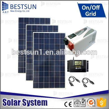 BESTSUN best seller rural area home power use off grid solar power system 3kw solar panel