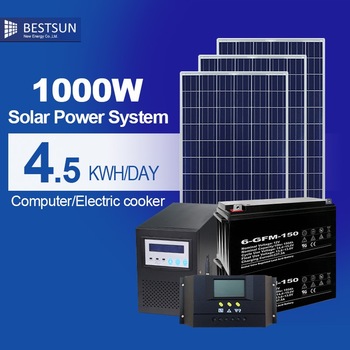 BESTSUN 1KW On Grid Tie Solar Power System Home,Solar Kit System ...