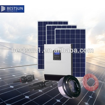 BestSun High Frequency 4KW 48VDC BPS 4000M System Off grid Solar Power system with Inverter 4000w