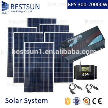 BESTSUN 2017 6kw Hot home off grid solar power system