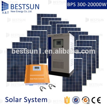 BestSun 2017 solar design BFS 5kw system 5000w solar power system from China