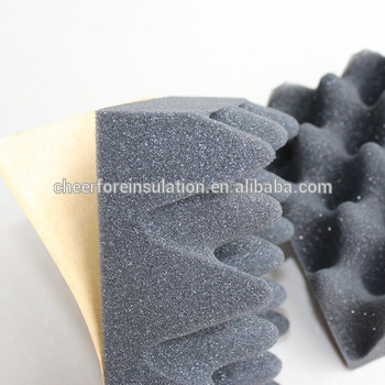 Non toxic anti static pu foam sponge self adhesive sound insulation foam
