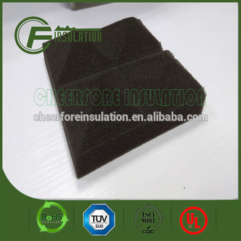 Noise barrier pyramid acoustic foam