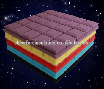 egg pyramid square wedge creat PU acoustic insulation foam sound proofing foam