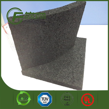 10 mm High Density Balck Rubber Foam for Sound Absorption