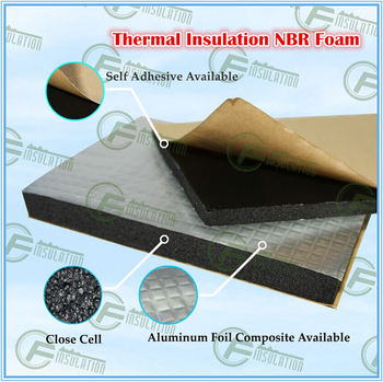 heat insulation material NBR PVC foam rubber insulation foam fire retardant foam huamei