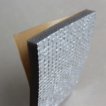 Heat Insulation Material Closed Cell XLPE Insulation Foam Roll With Aluminum Foil Foam Insulation