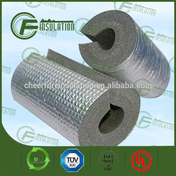 Aluminium Foil Rubber Foam Insulation Pipe Cover