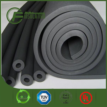Black or White Rubber Foam Roll Sheet with Adhesive Laminated