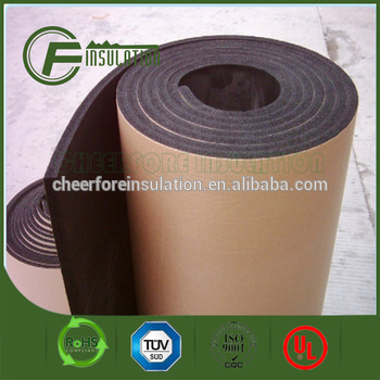 Black White Adhesive Backed NBR Foam Rubber