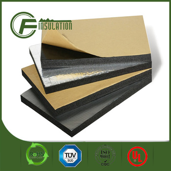 Flame retardent FSK aluminum foil NBR PVC self adhesive backed ...