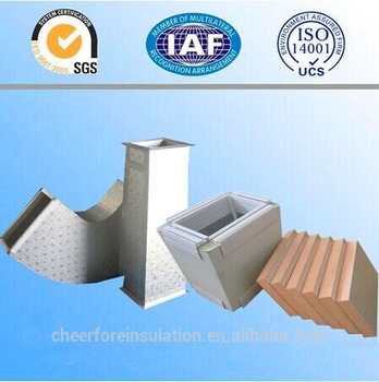 Pre insulated Phenolic Foam Air Duct Panel for Central Air conditioning Ducting System Duct Insulation Application