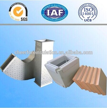 25mm Thick Pre insulated Phenolic Foam Air Duct Panel for Ducting System Insulation