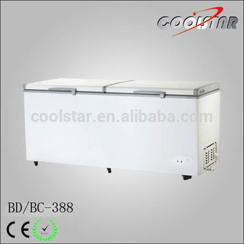 388L top open refrigerator and freezer