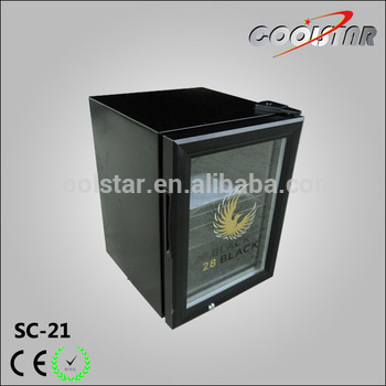 Single glass door mini table top displayer