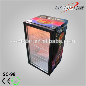 Commercial portable small size refrigerating showcase