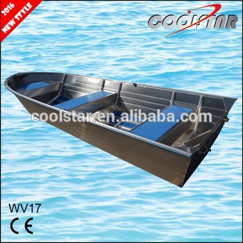 2016 New Stytle 17ft large all welded aluminum boats for sale
