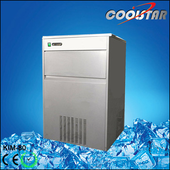 80KG Capacity Bullet Type commercial portable ice maker