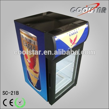 Small Capacity Beverage Merchandiser with Light Box