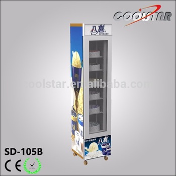 4 Cubic feet upright slim freezer