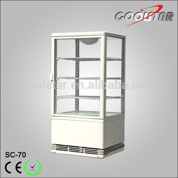 Display refrigerator for keeping food and drink fresh with inner light