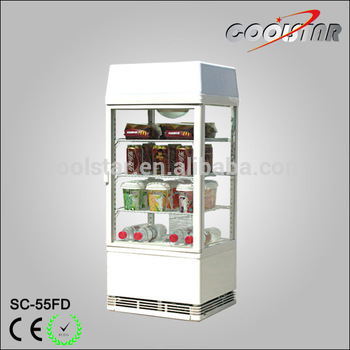 55L four glass display refrigerator