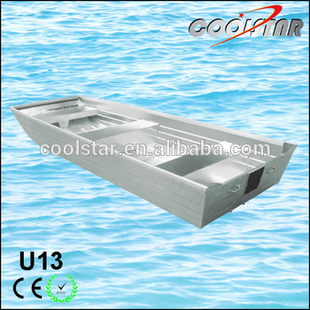 2 0mm thickness flat bottom 13ft aluminium rescue boat