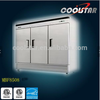 <font color='red'>3</font> doors Ventilated <font color='red'>air</font> cooled <font color='red'>reach</font> in <font color='red'>refrigerator</font>