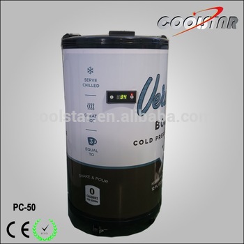 Hot Sell Round Barrel Electric Beverage Party Cooler for sale PC 50