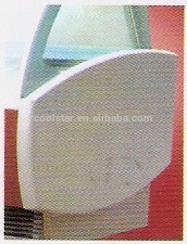 Anti fogging conductive coat glass door Ice Cream Freezing Cabinet