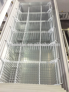 new style top open glass door ice cream display freezer