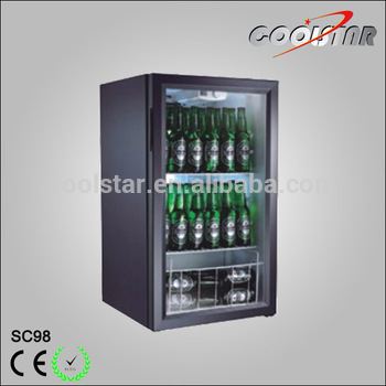 Hot sale countertop portable soft drink refrigerator