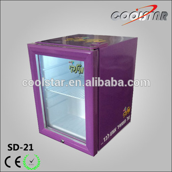 21L <font color='red'>colorful</font> beverage mini fridge with inside <font color='red'>light</font>