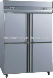 Stainless Steel commercial kitchen upright refrigerator