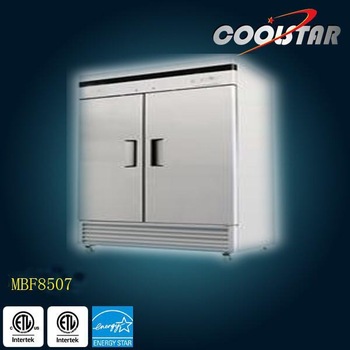 Ventilated auto closing door kitchen upright refrigerator