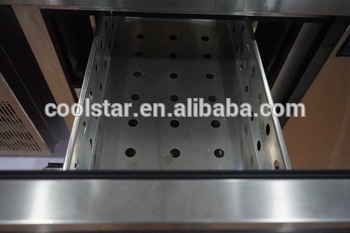 commercial use kitchen stainless steel undercounter refrigerator