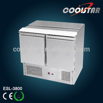 Europe type Refrigerated counter saladette Static cooling