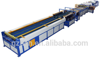 Duct manufacture auto line V square duct line duct machine