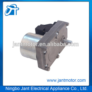 Low noise pellet stove auger gear motor