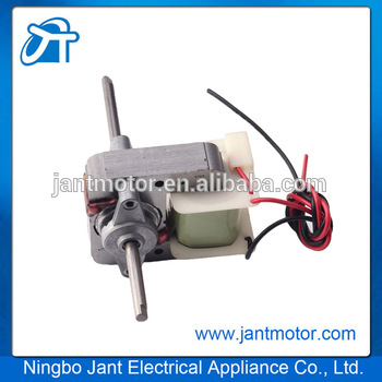 axial wall shaded pole motor