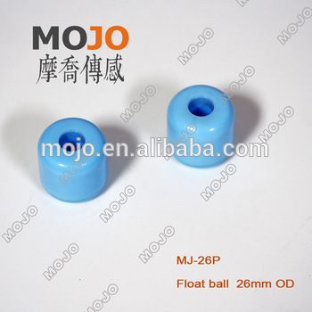 MJ-26P 26x26x9.5mm NBR plastic float valve ball leve switch magnetic ball use for household appliances Float Ball