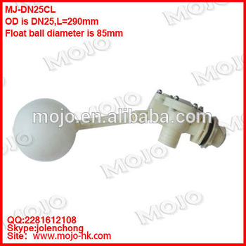 MJ DN25CL float sensor simple and durable structure high chemical resistance float ball