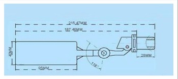 MJ DN15WK plastic water float valve ball for toilet tank flush valve