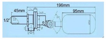 MJ DN20B 1 toilet flush valve water tank float valve