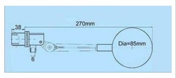MJ DN15E 2 plastic water float valve ball toilet flush water float valve